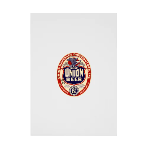 Title: Beer label, Union Beverage Distributors, Inc., Union Beer 吸着ポスター
