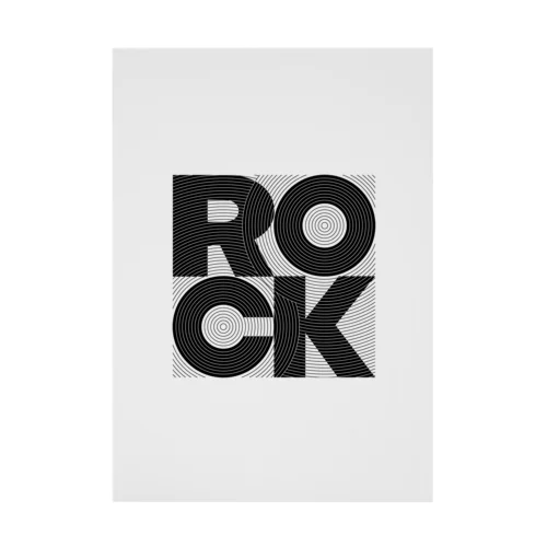 ROCK GROOVE Stickable Poster