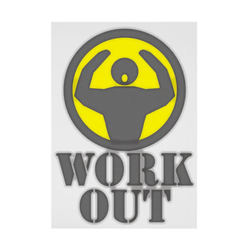 Workout Stickable Poster