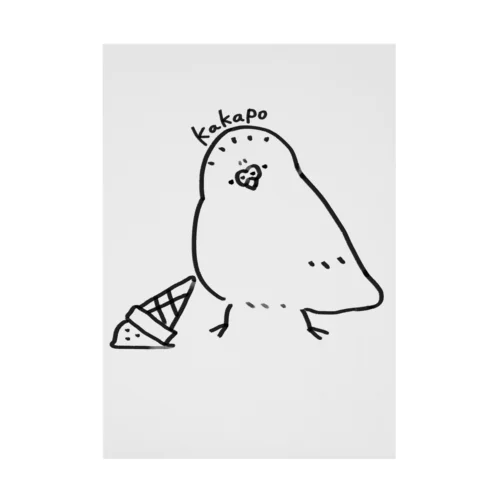 KAKAPO_DROP_ICECREAM Stickable Poster