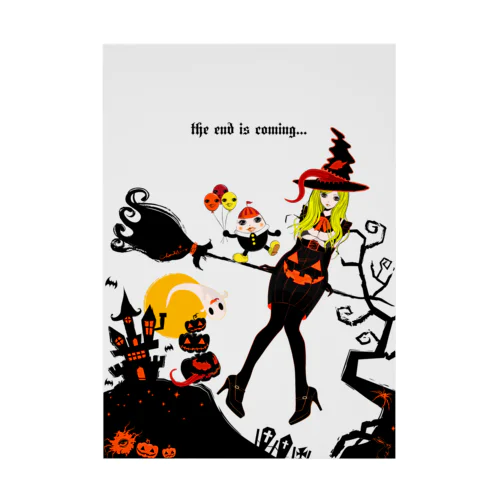 ALICE THE END ハロウィンのアリスドール 吸着ポスター