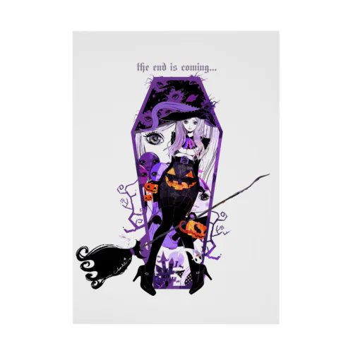ALICE THE END アリスドール 柩型 紫 吸着ポスター