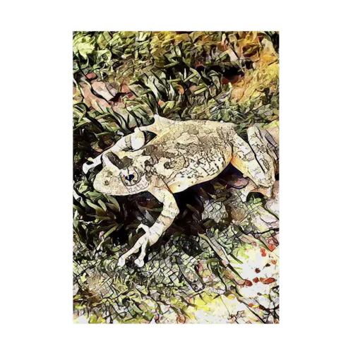 Fantastic Frog -Dry Moss Version- Stickable Poster