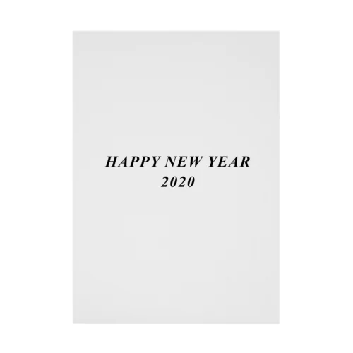 HAPPY NEW YEAR 2020 吸着ポスター