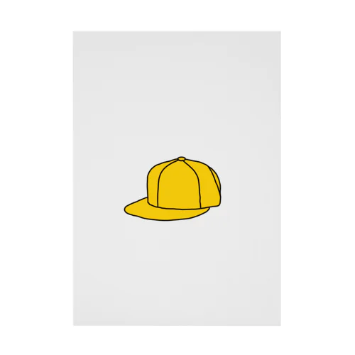 黄色い帽子 Stickable Poster