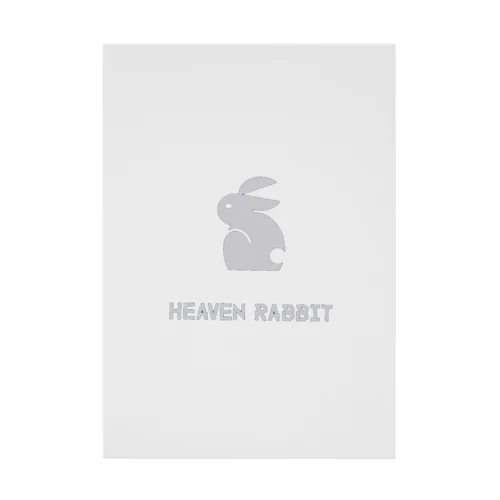 Heaven Rabbit Stickable Poster