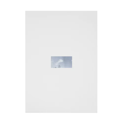 blue sky Stickable Poster