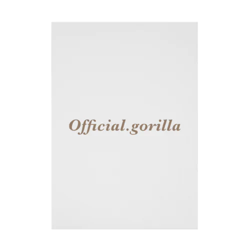 Official gorilla 吸着ポスター