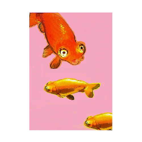 金魚 Stickable Poster