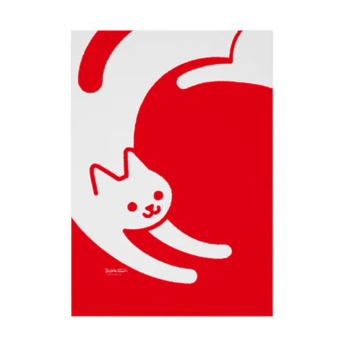 赤猫 Stickable Poster