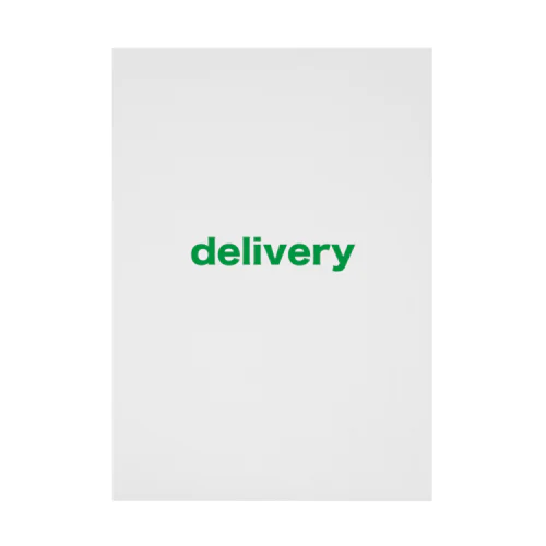 delivery 吸着ポスター