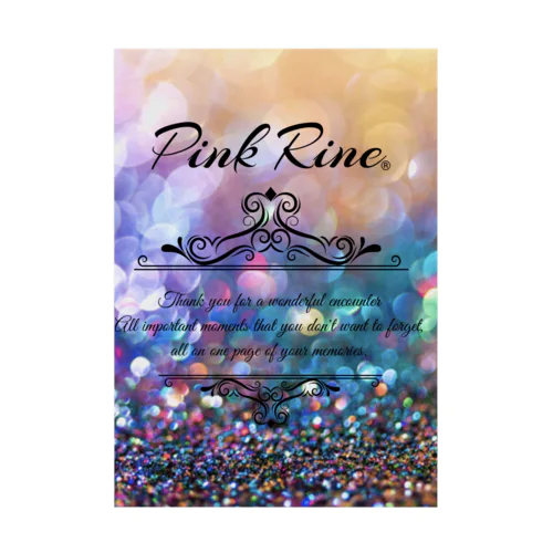 【Pink Rine】オリジナル Stickable Poster