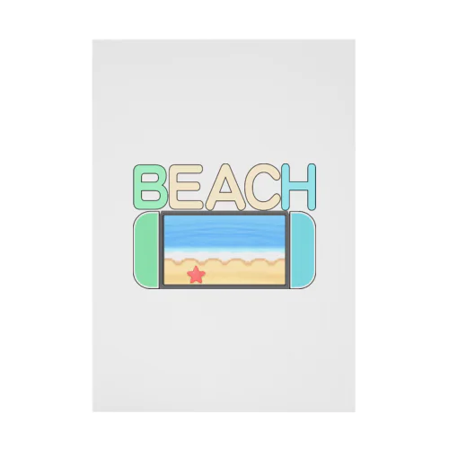 あつ森BEACH 吸着ポスター