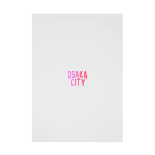 大阪市 OSAKA CITY Stickable Poster