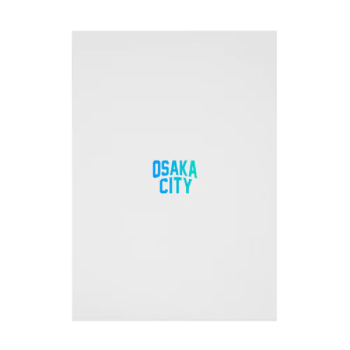 大阪市 OSAKA CITY Stickable Poster