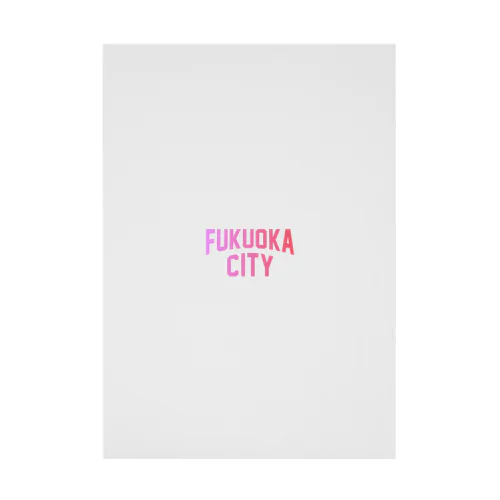 福岡市 FUKUOKA CITY Stickable Poster