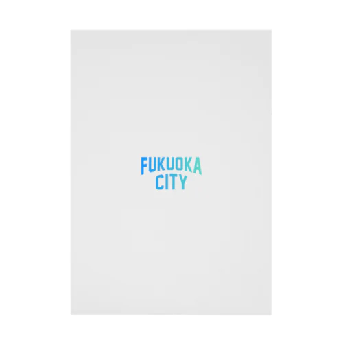 福岡市 FUKUOKA CITY Stickable Poster