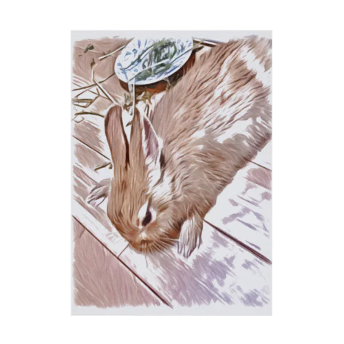 うつ伏せぱむちゃん Stickable Poster