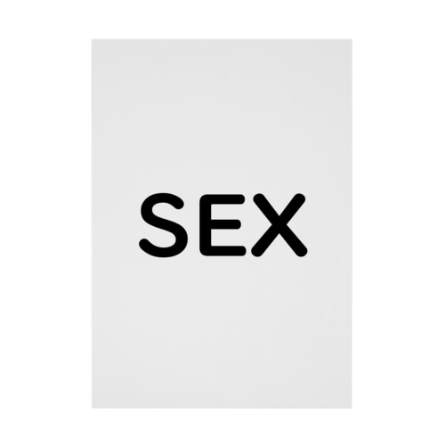 SEX　エス イー エックス Stickable Poster
