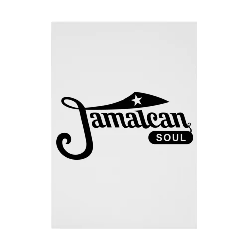 Jamaican Soul BLACK Stickable Poster