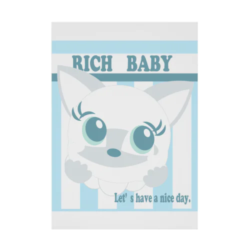 RICH BABY by iii.store Stickable Poster