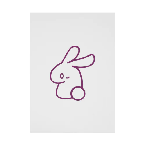 Rabbit 吸着ポスター