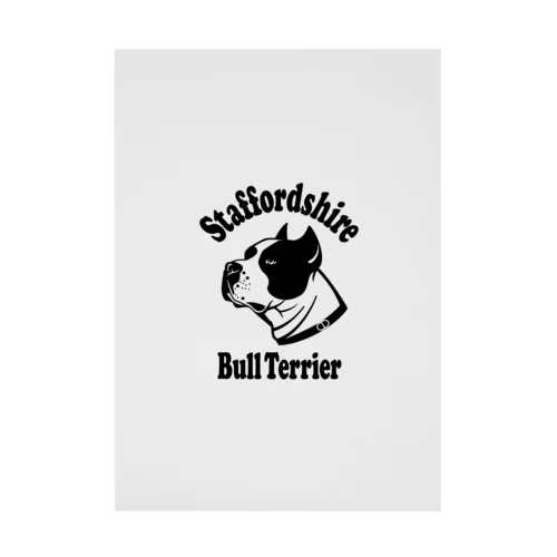 Staffordshire Bull Terrier / スタッフォードシャー・ブルテリア Stickable Poster