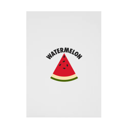 WATERMELON 扇形 Stickable Poster