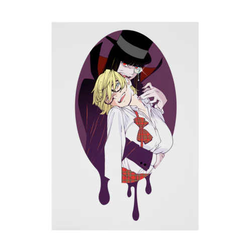 オトメの帝国ハロウィンスペシャル／ほのエリ Stickable Poster