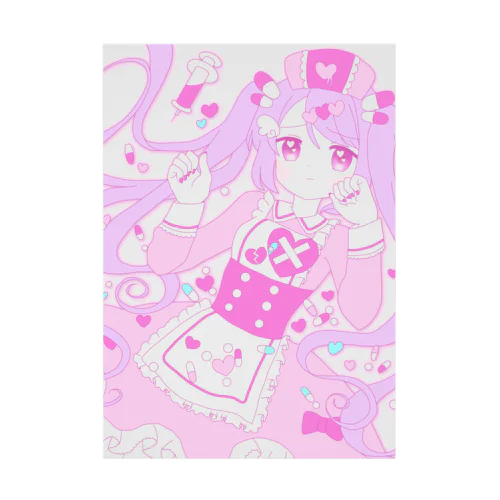 ゆめかわナースちゃん Stickable Poster