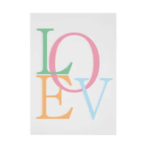 LOVE Stickable Poster