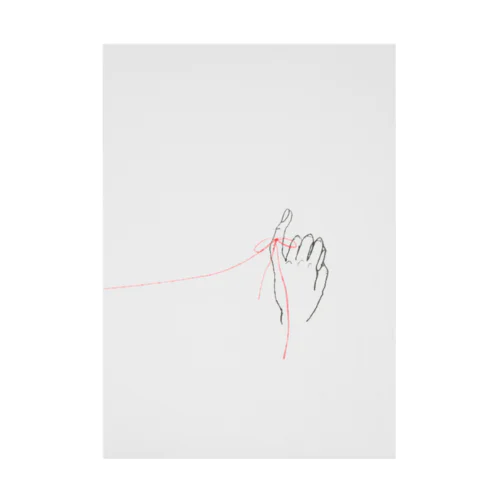赤い糸 Stickable Poster