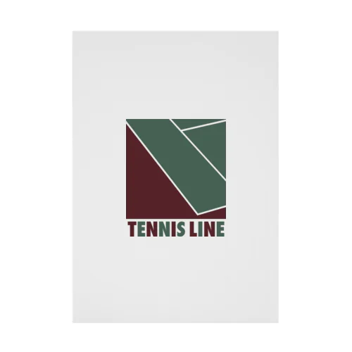 TENNIS LINE-テニスライン- Stickable Poster