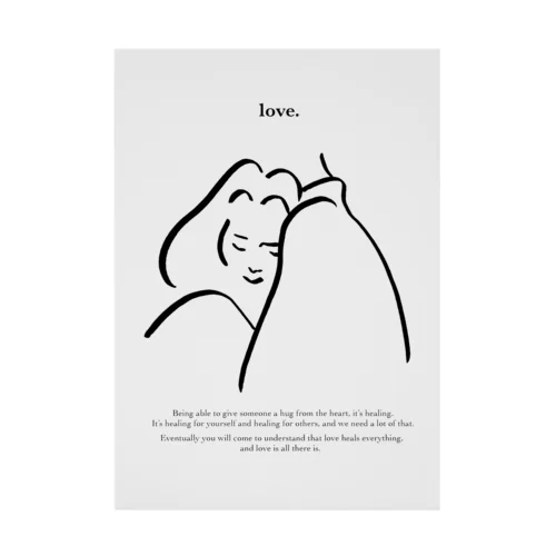 love. Stickable Poster