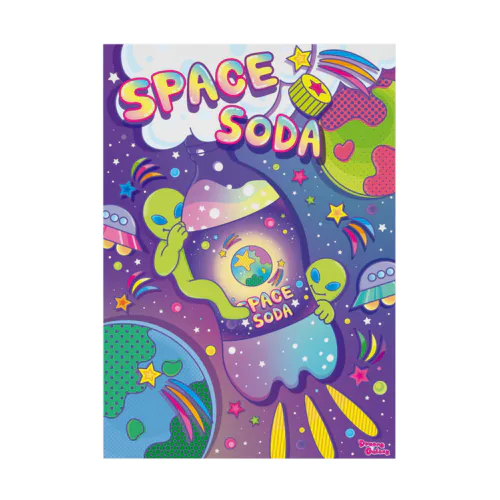 🪐SPACE⭐️SODA🪐 吸着ポスター