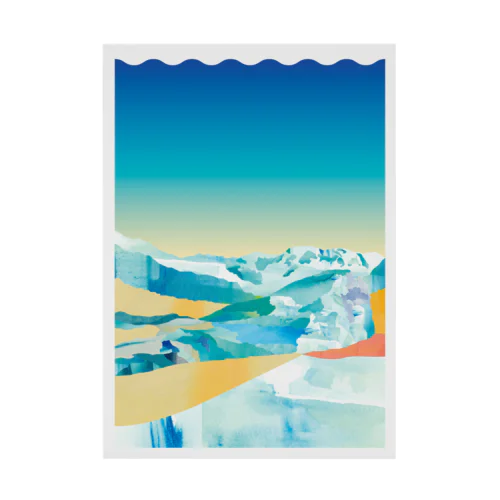 Summer Snow Stickable Poster