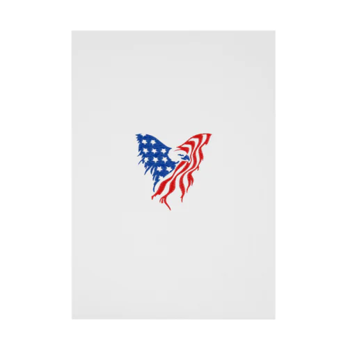 American Bald Eagle Stickable Poster