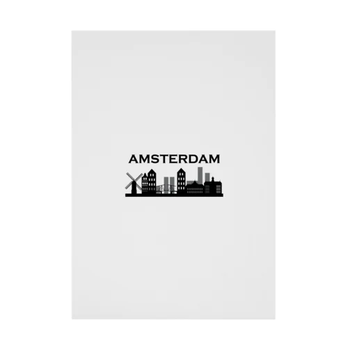 AMSTERDAM-アムステルダム- Stickable Poster