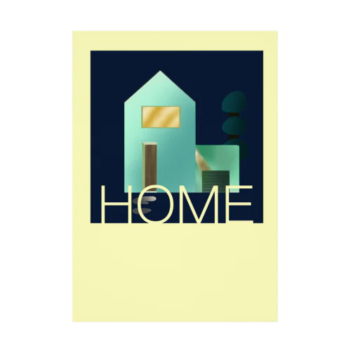 HOME Stickable Poster