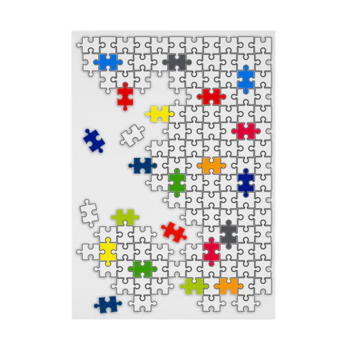 Jigsaw_Puzzle Stickable Poster