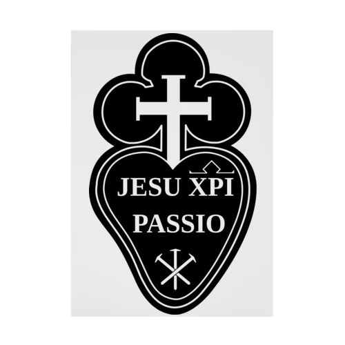 Jesu XPI Passio Stickable Poster