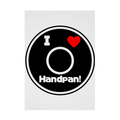 I ❤️ handPan  Stickable Poster
