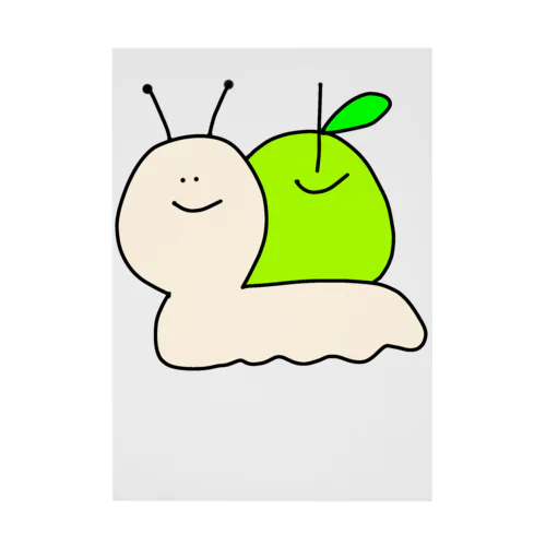 🐌カタツムりんご🍏 吸着ポスター