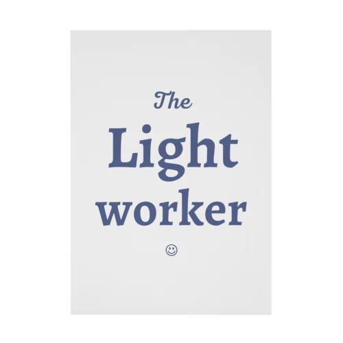 The light worker 群青 Stickable Poster