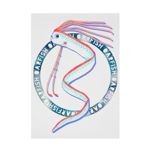 oarfish(リュウグウノツカイ)② Stickable Poster