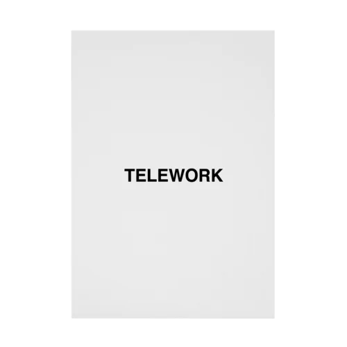 TELEWORK-テレワーク- Stickable Poster