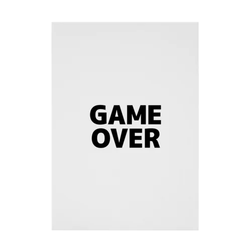 GAMEOVER-ゲームオーバー- Stickable Poster