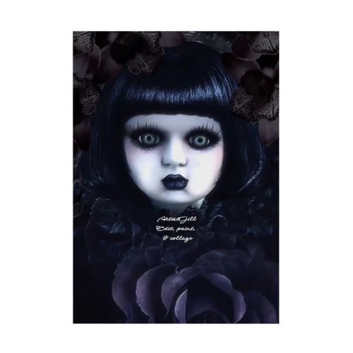 Dark Doll (縦長) Stickable Poster