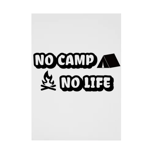 NO CAMP NO LIFE 吸着ポスター