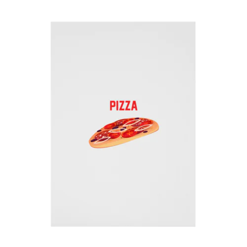 PIZZA-ピザ- Stickable Poster